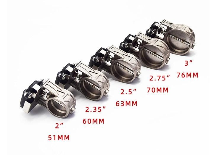 Mx Exhaust Stainless Steel 2.5inch Exhaust Electric Cutout Dump Valve