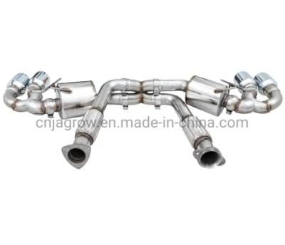 New Exhaust Catback for Chevrolet Corvette C8 Exhaust Catback with Valve Carbon Fiber Tips