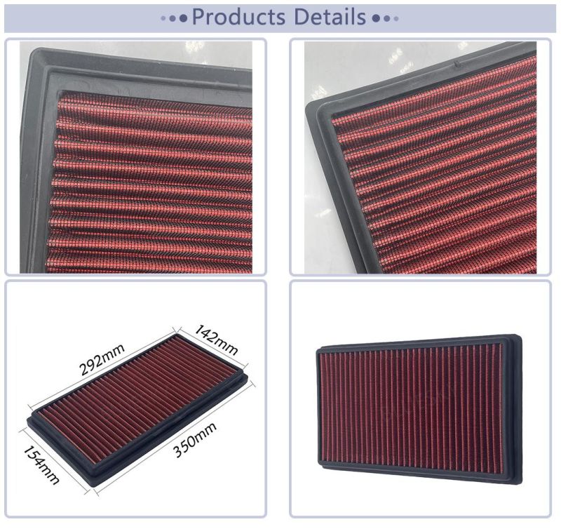 Panel Car Air Intake Filter for 2006-2015 Mercedess Benz C63 Replacement Racing Cars Air Filter K N Part 33-2405