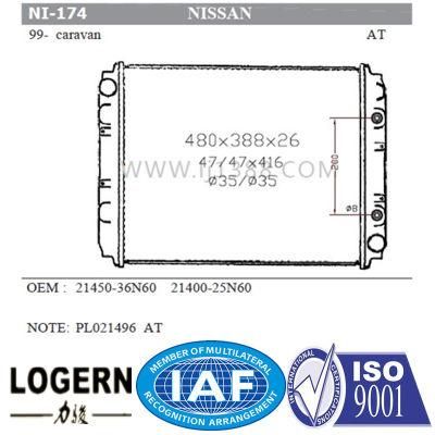 Auto Cool Radiator for Nissan Caravan&prime;99- at 21450-36n60