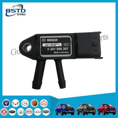 Good Quality Exhaust Intake Map Differential Pressure Sensor for Changan Icaicene Hunter F70 Pick up Gaz (0281006207) PC201013-4201