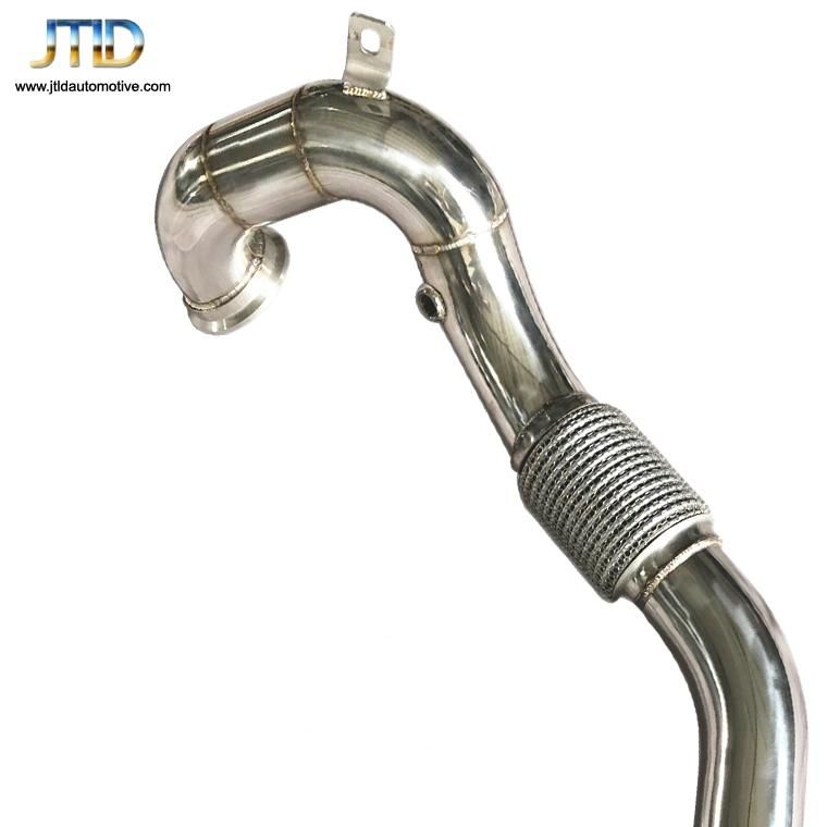 China Factory Price Polished Exhaust Downpipe for VW Mk7 2.0t