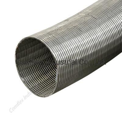 High Quality Polygonal / Round Stainless Steel Interlock Exhaust Pipe
