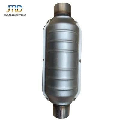 New Universal Fit Catalytic Converter 14 Inch Overall Length Catalytic Converter