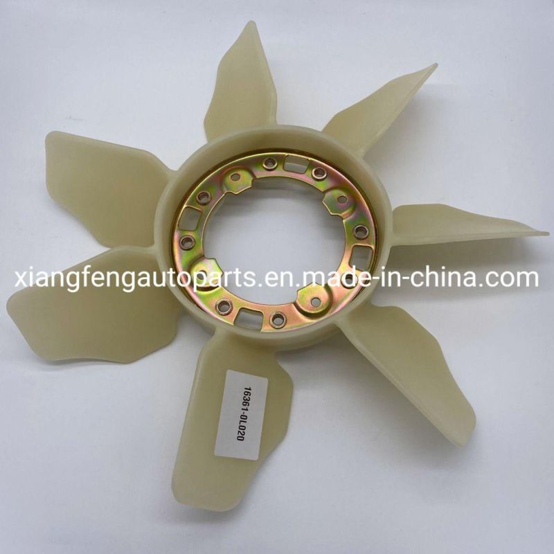 Plastic Cooling Fan Blade 16361-0L020 for Toyota Hilux 1kd 2kd