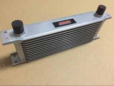 13 Row Universal Engine Oil Cooler Silver for Sale