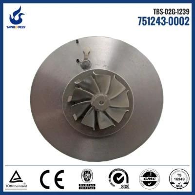 Turbocharger cartridge for Nissan GT2056V QW25 751243-0002 751243-2 751243-5002S