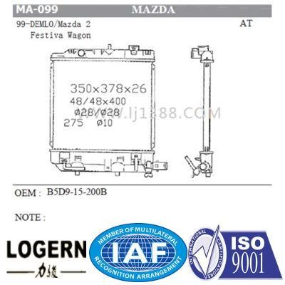 Automotive Engine Radiator for Mazda 2/Demlo&prime;99-03