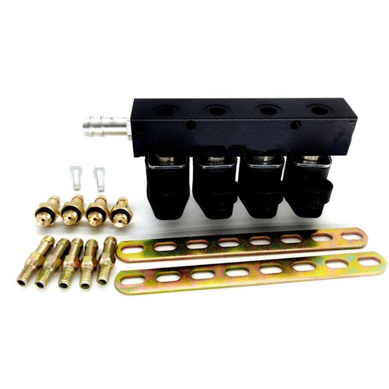 Llano Black Ln-Lig1s Injector Rail for Autogas Conversion Kit