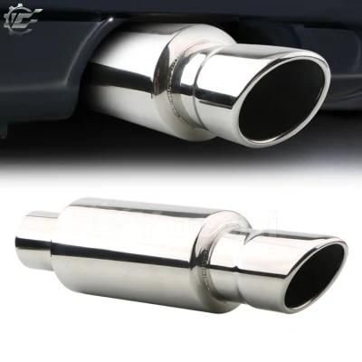 Auto Parts Exhaust Tips Muffler Pipe Stainless Steel 63mm Inlet