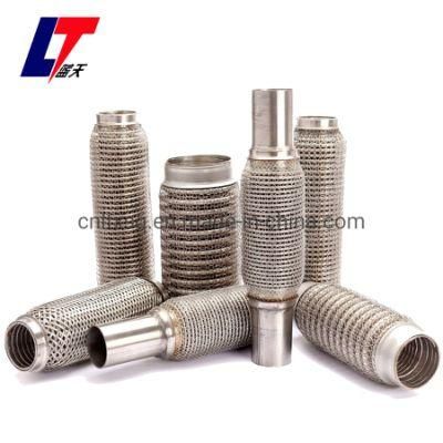 Car Flex Pipe, Outer Mesh/Interlock Flexible Exhaust Pipe for Generator Muffler