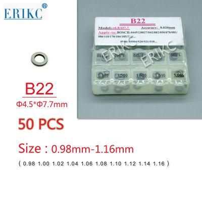Erikc B22 Common Rail Adjustment Shim, Injector Lift Shim Set and CRI Injectors Bosch Washer Size: 0.99mm--1.17mm