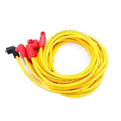 Hei Spark Plug Wires Set 500 Ohms to Straight Replacement for Sbc Bbc 350 383 400 454