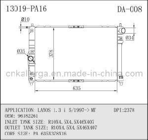 Radiator for Daewoo Lanos 1.3 I Mt 13019 (DA-018)