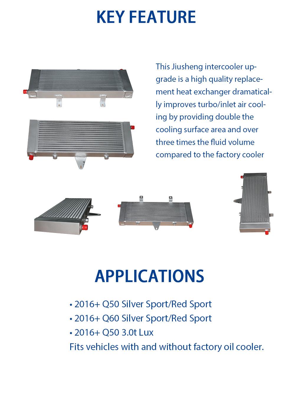 Modification of Aluminum Alloy Intercooler for Engine Parts of I*Nfiniti Automobile