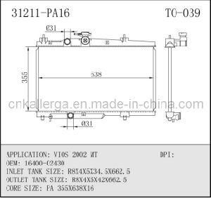 Auto Radiator for Toyota Vios 2002 Mt 31211 (TO-039)