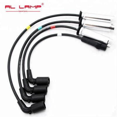 4 Wires Spark Plug Cable Set OEM 96305387 for Lanos Kalos