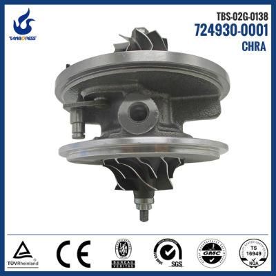 Turbocharger center core for Audi A3 2.0 TDI 140 HP 724930-0001 724930-0002 turbo