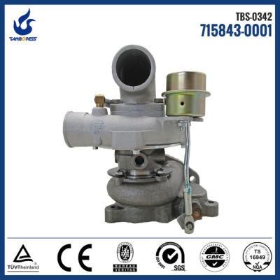 Hyundai GT1749S 4D56TCI 715843-0001 715843-1 715843-5001S turbocharger