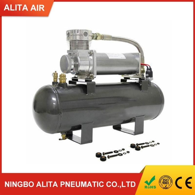 2.5 Gallon 6 Port 200psi Air Reservoir Tank for 380c 444c 480c Compressor