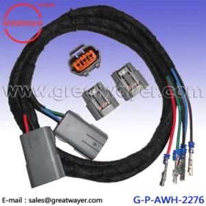 3 Pin Socket Connector Cotton Tape Ignition Co-Il Wiring Harness
