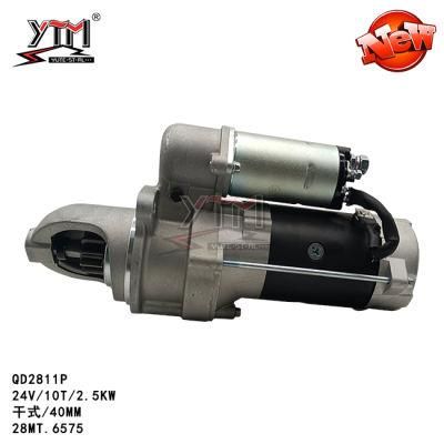 Ytm Starter Motor Qd2811p - 24V/10t2.5kw 10mm for 28mt. 6575