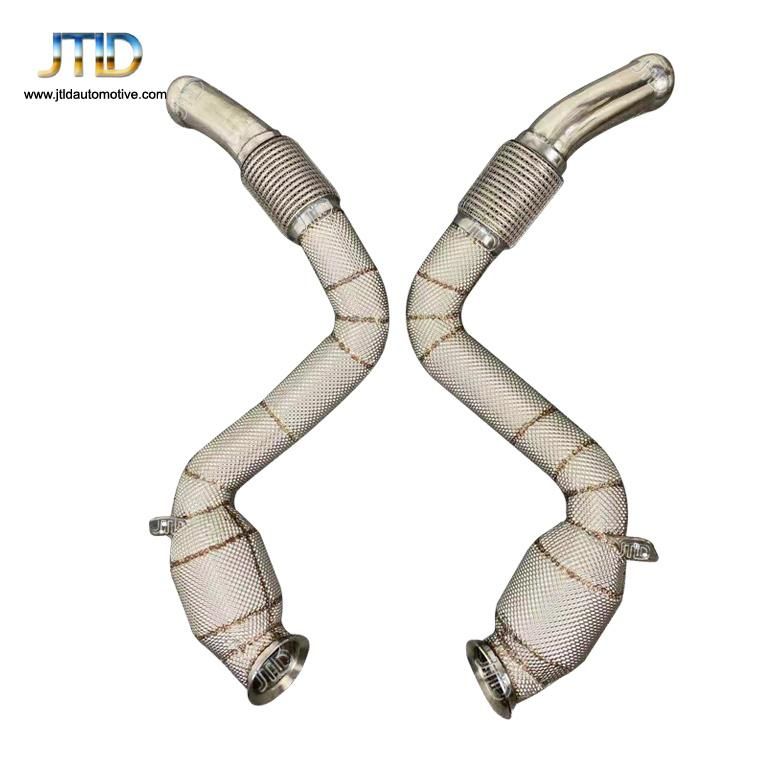 Performance Exhaust Catless Downpipe for Mercedes Benz W205 C63 C63s Amg