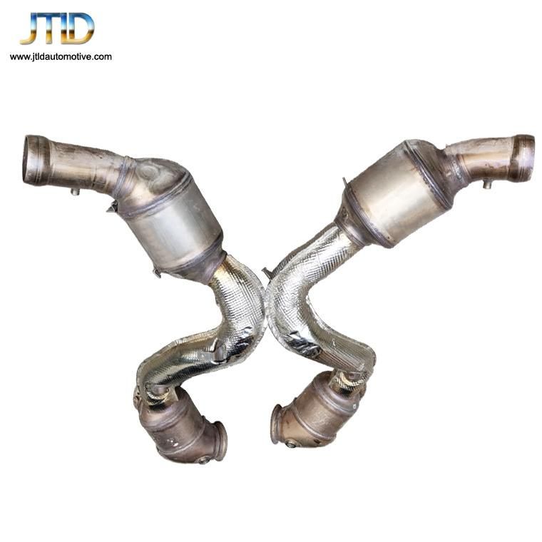 Hot Sale Catted Exhaust Downpipe with Heat Shield for Mercedes Benz Amg Gt 4 Door 6s