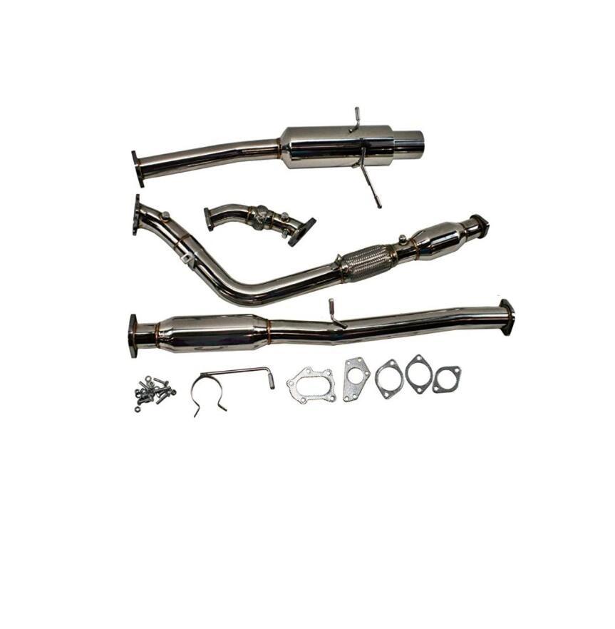 4.5 Inch Tip Turbo Cat Back Down up Pipe Exhaust for Subaru 02-07 Impreza Wrx Sti Gdgg Ej25