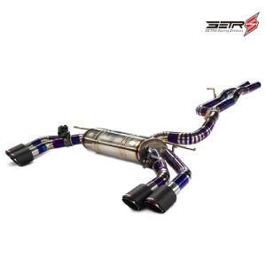 Car Exhaust System Catback Titanium for Audi RS3 Catback System Muffler Valve Car Styling