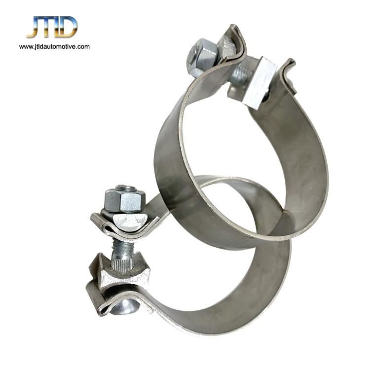 Auto Parts Universal Stainless Steel Clamp 76mm Exhaust Pipe Joint Clamp
