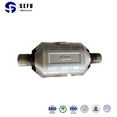 Sefu China Ceramic Honeycomb Manufacturing Catalytic Auto Universal Catalytic Converter Stainless Steel Automobile Catalytic Converter