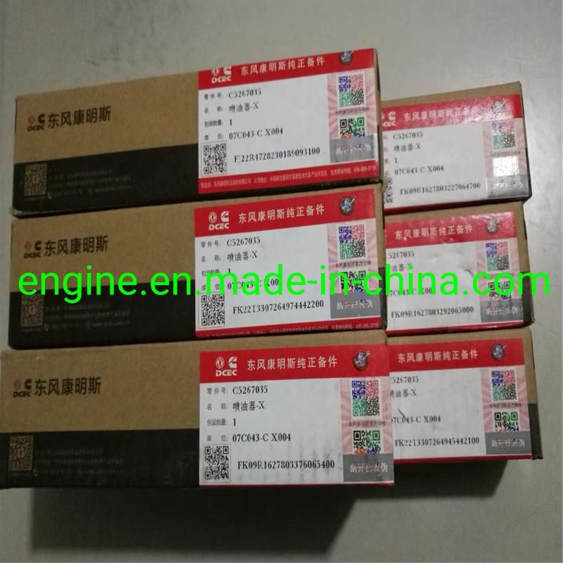 Genuine Isde4.5 Diesel Engine Fuel Injector 0445120329 5267035