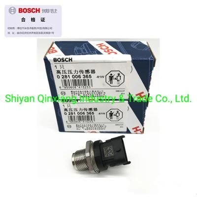 Genuine Fuel Common Rail Pressure Sensor 0281006365 for Truck