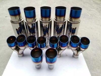 Burning Blue Custom Exhaust Tips Tail Tips Exhaust Pipes