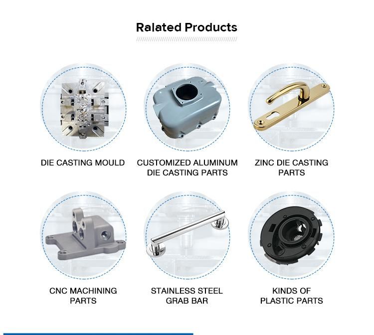 Aluminum Alloy Casting Auto Engine Parts Spare CNC Machining ADC12 Die Cast Parts