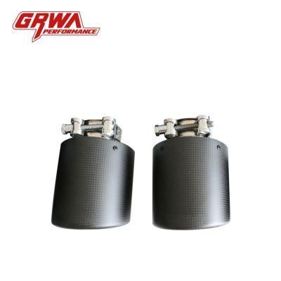 Sample Carbon Fiber Exhaust Tail Pipe Exhaust Tip in Stock