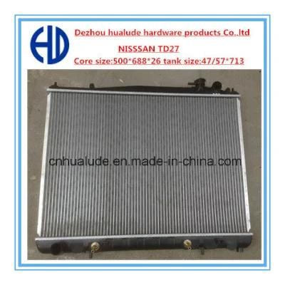 Aluminum Plastic Auto Radiator for Td27
