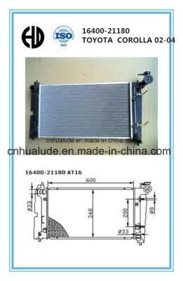 Aluminum Car Radiator for Corolla 04 Zze 122 OE: 16400-21180