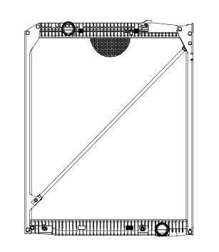 HD Truck Radiator for Benz Actros (96~) OEM: 9525001003, 62653A
