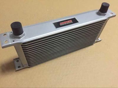 Jagrow Performance 16 Row Transmission Oil Cooler Silver for Sale