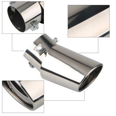 Car Auto Chrome Exhaust Muffler Tip Stainless Steel Tail Pipe