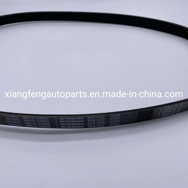 Auto Accessory Engine Fan Belt for Toyota Corolla 90916-C2006 6pk1220