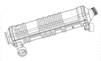 Egr Cooler for Volvo D13 08~10, OEM: 21480645