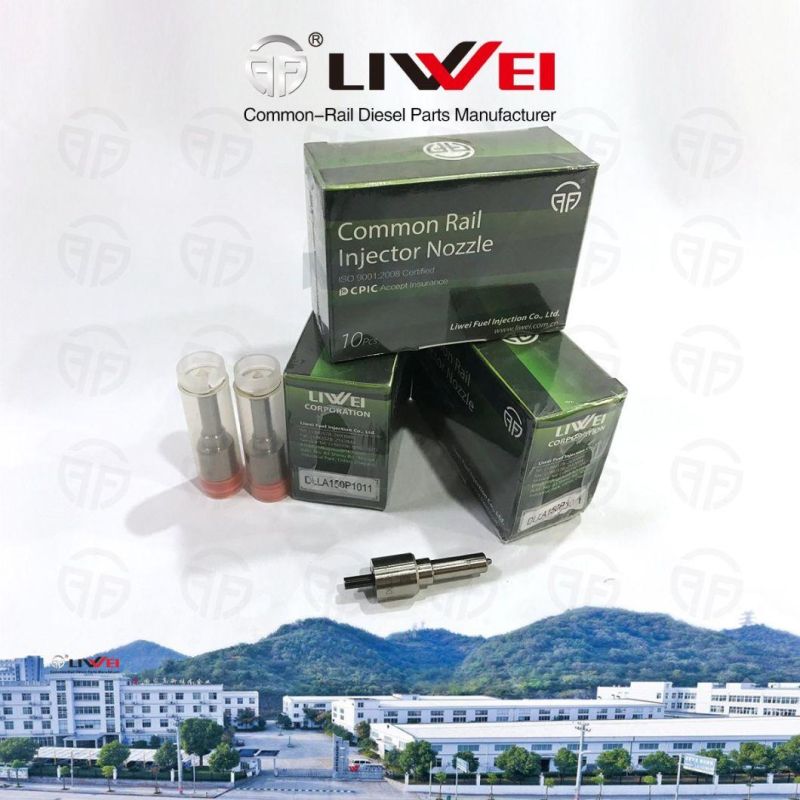 Liwei Brand Nozzle Dlla 152p 1072 Dlla 152p1072 for Common Rail Diesel Injector 095000-543# / 610# / 83408-98106693-2