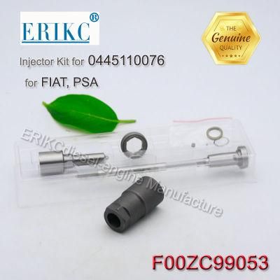 Erikc F00zc99053 Bosch Injector Nozzle Dsla142p988 Valve F00vc01003 Overhaul Repair Kits Diesel Cr Suit 0445110062/ 0445110076 FIAT