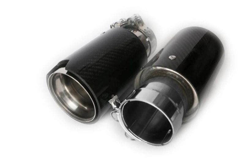 in Stock Performance Grwa Carbon Fiber Exhaust Tips 3.5 Outlet