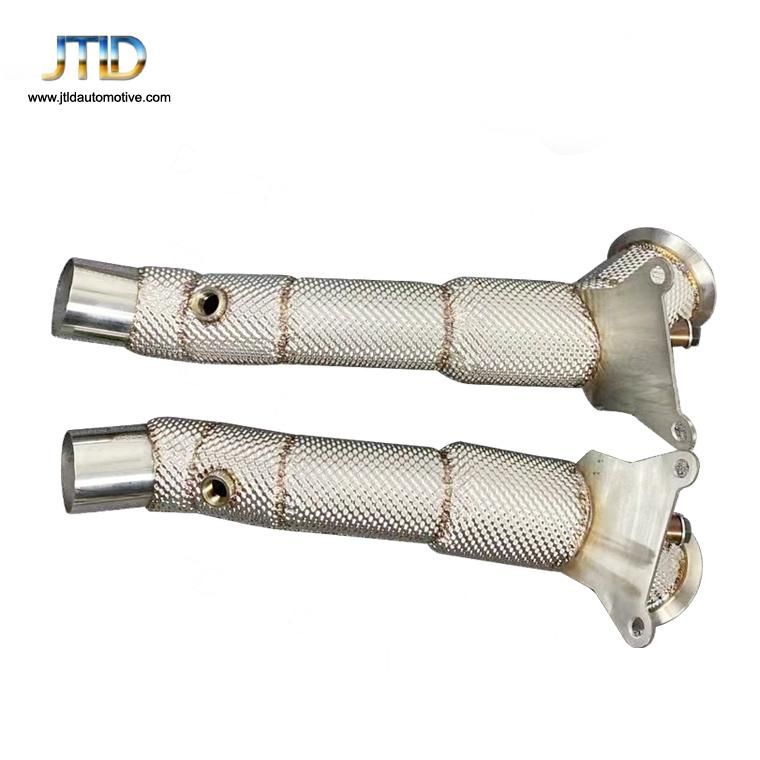 304 Ss High Quality Headshield Exhaust Downpipe for Ferrari 458