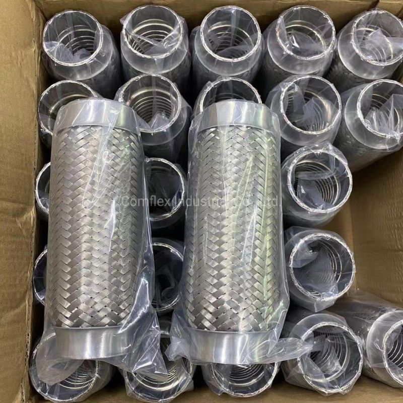 Hot Sale High Quality Ome Stainless Steel Flex Bellow Flexible Exhaust Pipe with Braid/ Nipples at Factory Price