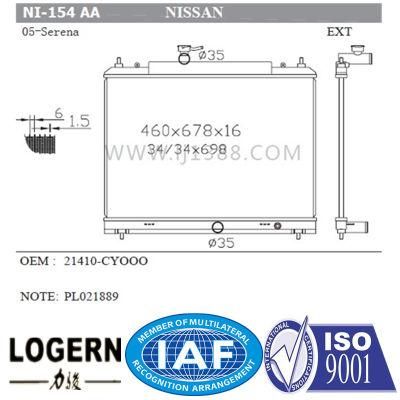 Cooling System Radiator for Nissan Serena&prime;05- at